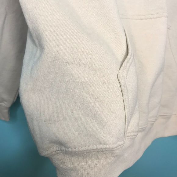 NASA Cream Hoodie Men's Sweatshirt Size Large - Picture 5 of 8